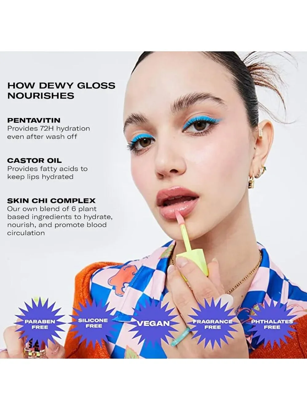Youthforia Dewy Gloss Hydrating Lip Gloss Play with Fire Clean Beauty New in Box